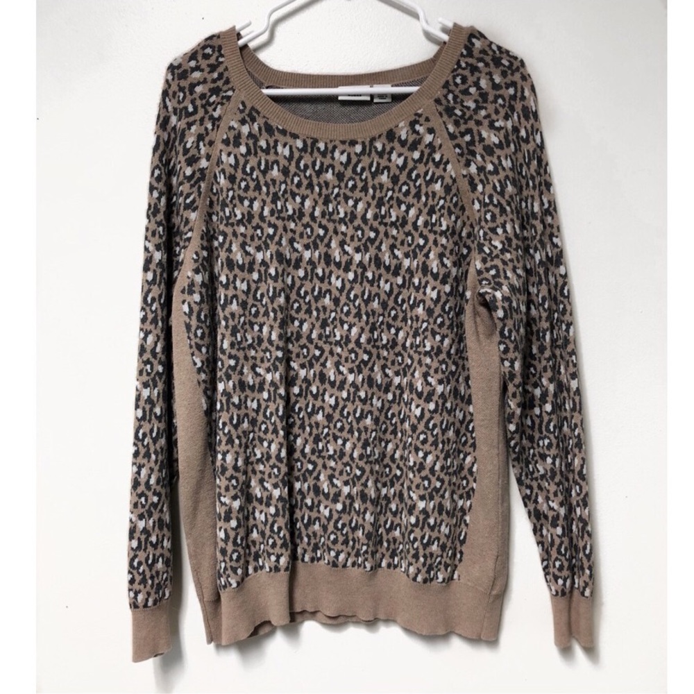 Cato Cheetah Print Sweater Size 18/20W